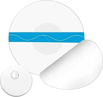 – 20 Pack Freestyle Libre 3 Sensor Covers, LiangMai Freestyle Libre Adhesive Patches, Waterproof, Self-Adhesive & Transparent Without Glue in The Center 14 Days Long Stay CGM Overpatch Protection