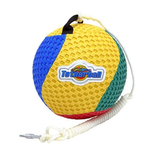 Tetherball Ball Mesh Non Slip Easy Grip Cover Backyard Outdoor w/ 8' Nylon Rope by: Saturnian I