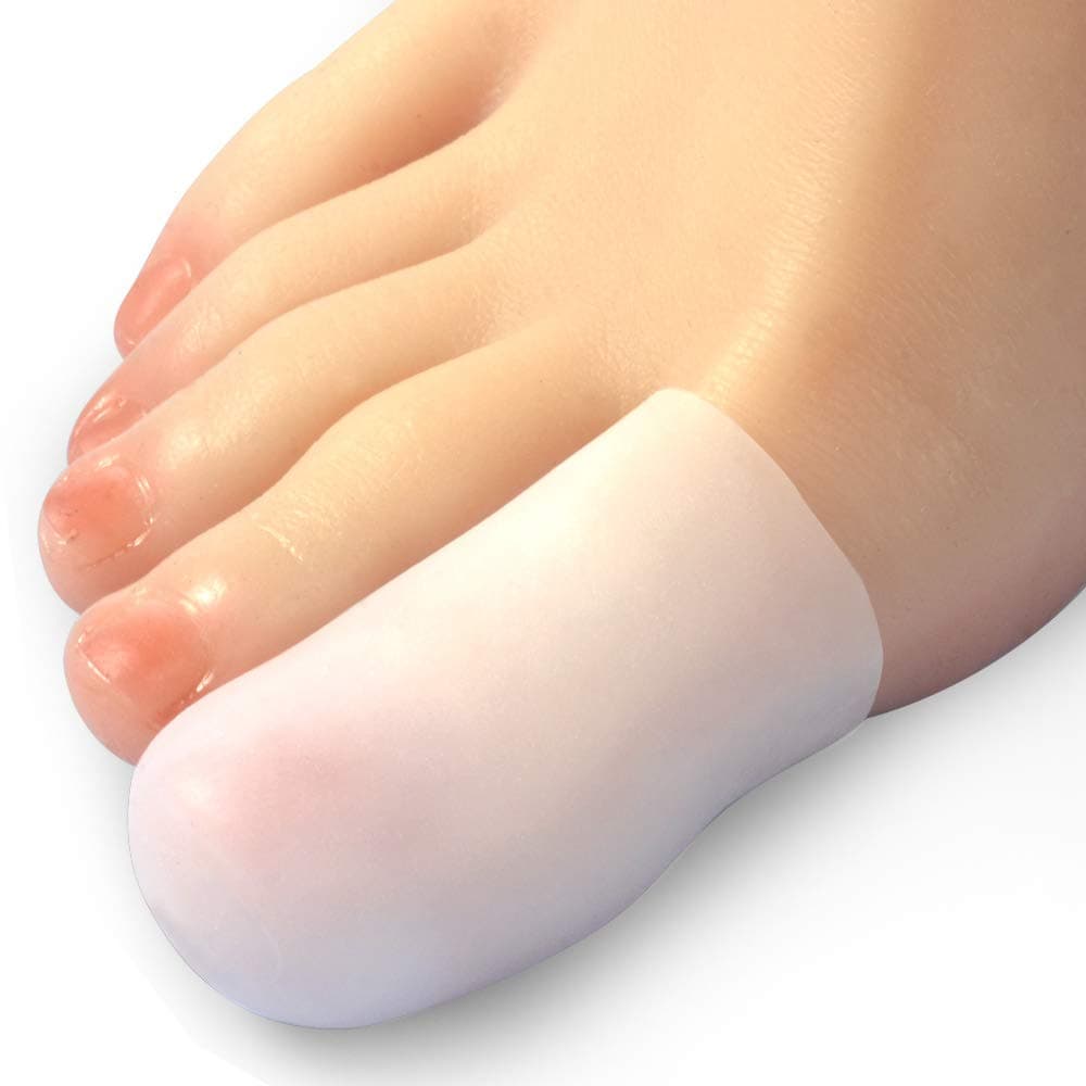Hoogoo 10 Pack Big Toe Caps and Protectors, Gel Toe Covers, Protect Toe from Rubbing, Ingrown Toenails, Corns, Blisters, Hammer Toes and Other Painful Toe Problems