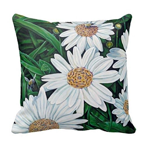 Plaid Celtic Daisy Patch Pillow Case