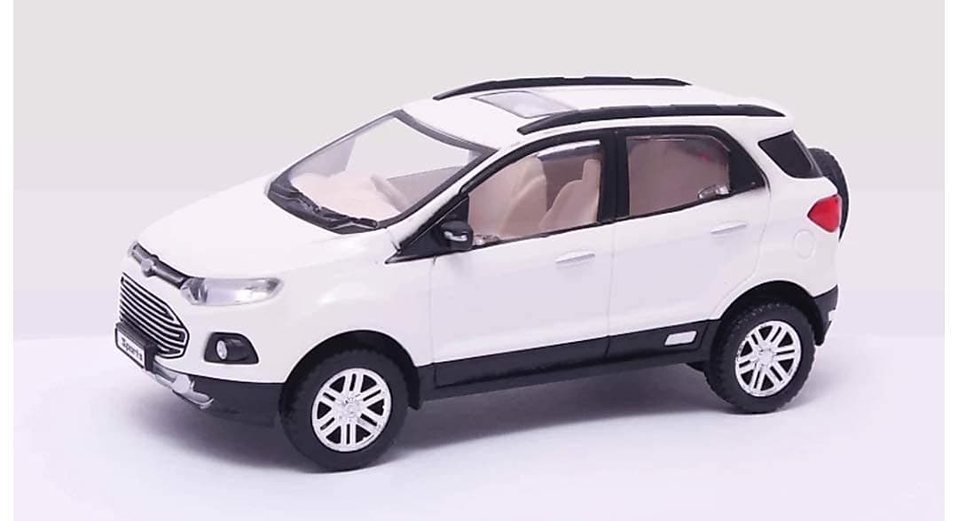 CENTY Toys Sports Echo White Colour- Looks Like The Real Suv- Pull Back Action- Spare Wheel On Rear, 3-12 years