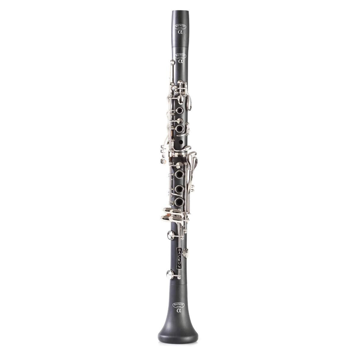 BACKUN B Flat Alpha Clarinet, Synthetic Material, Lacquered Finish, Classic Style