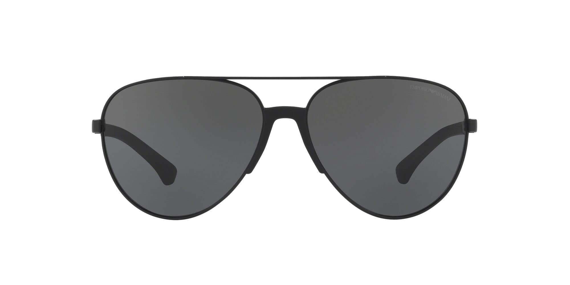 EA2059 Sunglasses, Matte Black/Grey, 61 mm