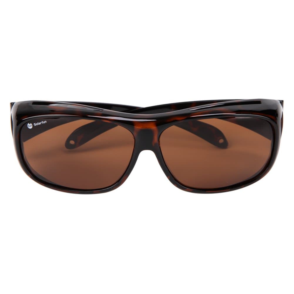 Solarfun Polarized Fit Over Glasses Sunglasses Wrap Around Solar Reduce Shield for Men and Women's Driving