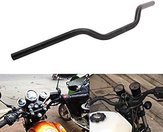 1" 25MM Drag Handlebars Tracker Handle Bars Universal for Sportster XL 883 1200 Bobber Custom Chopper Softail Dyna Euro Style Black
