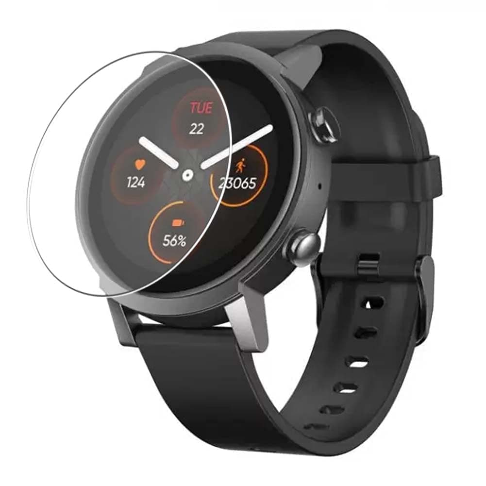 Puccy 3 Pack Tempered Glass Screen Protector Film, compatible with Mobvoi TicWatch E3 Protectors Guard new version