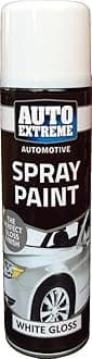 250ml Auto Spray Paint White Gloss 1902 Spray Can Household Car Van Bike Aerosol Paint (1 Pack)