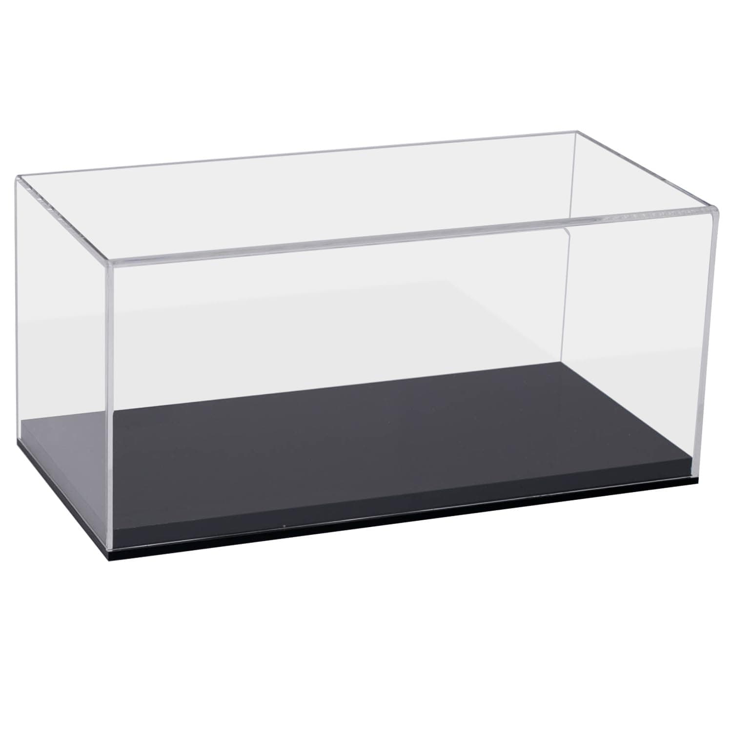 Display Case, Acrylic Display Box for collectibles, figures and model cars | 30 x 14 x 15 cm | transparent