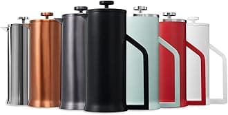 LAFEECA Modern Stainless Steel French Press Coffee Maker - Matt Black, 34oz Double Wall Vacuum Insulated, Unbreakable Design for Home & Office, Perfect for Coffee & Tea Lovers