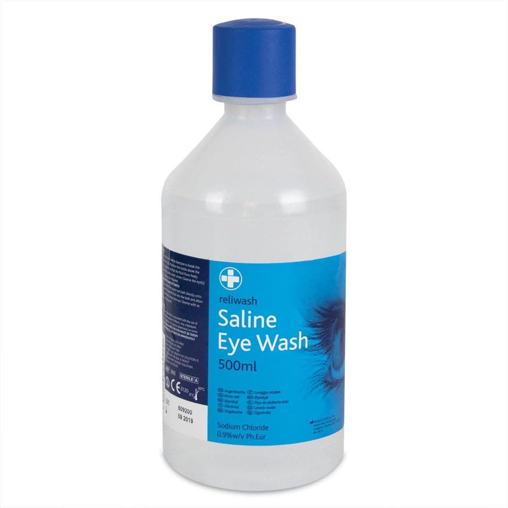 Saline Eyewash 500ml Bottle (RL900)