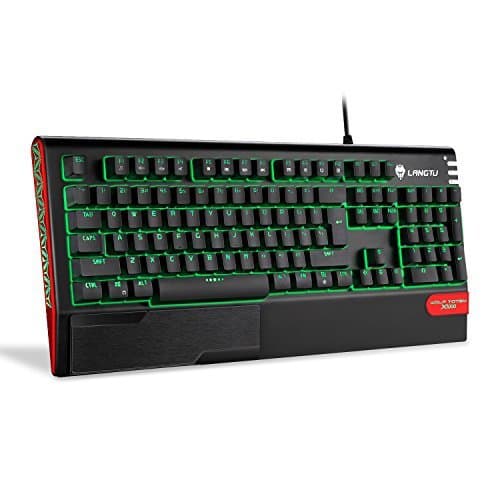 LED Backlight Illuminated Mechanical Gaming Keyboard LANGTU X1000 104 Keys Anti-Ghosting