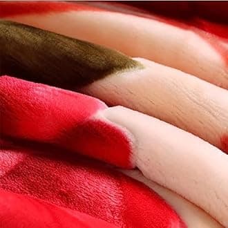 Fleece Blanket Quee King Size,Plush Korean Mink Blanket,4Kg - 2 Plyprinted Heavy Blanket for Winter - Ultra Soft Microfiber Sofa Fleece Blankets,Z,150x200cm2kg(59x79In4.4LB)