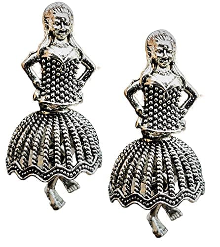 Kamada's Elite Girl Silver Earrings