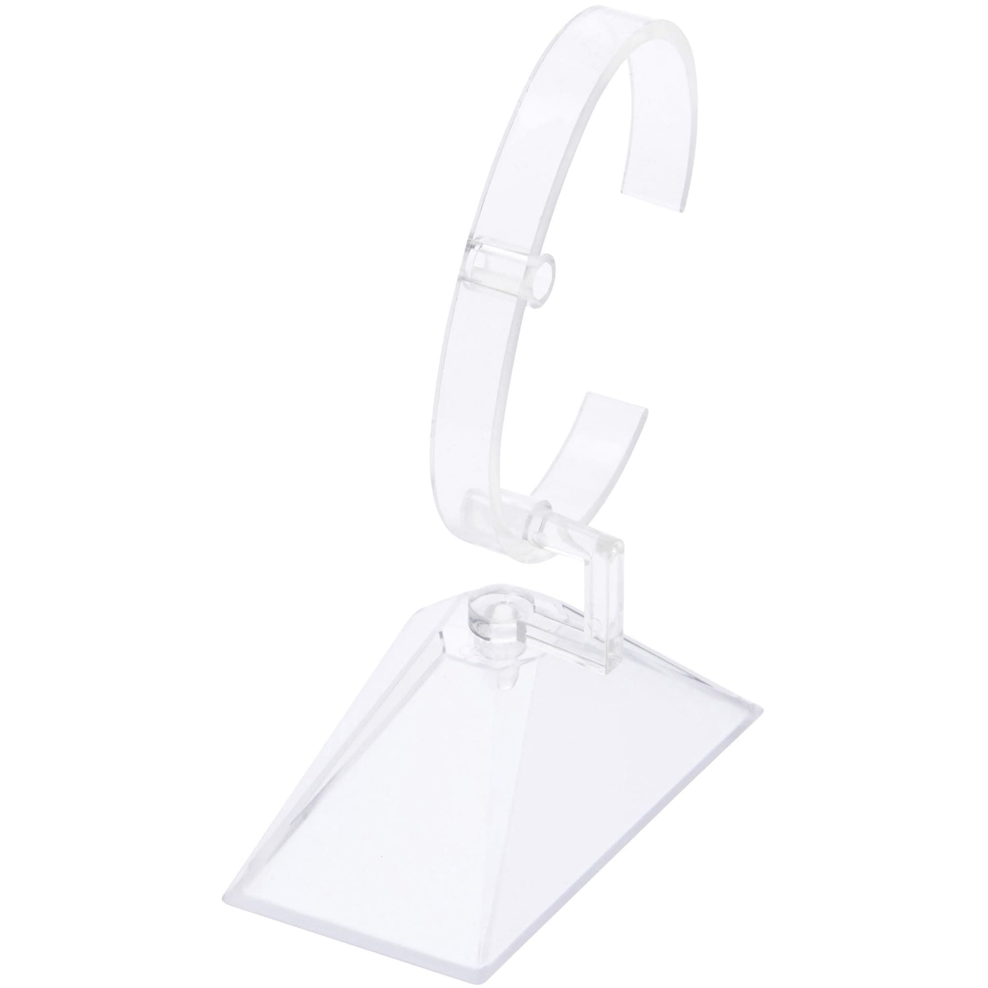 Plymor Clear Plastic Vertical or Horizontal Watch Display Stand