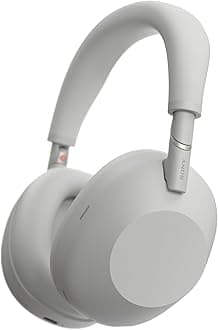 Sony (Refurbished WH-1000XM6 Wireless Noise Canceling Headphones - Silver (Renewed)