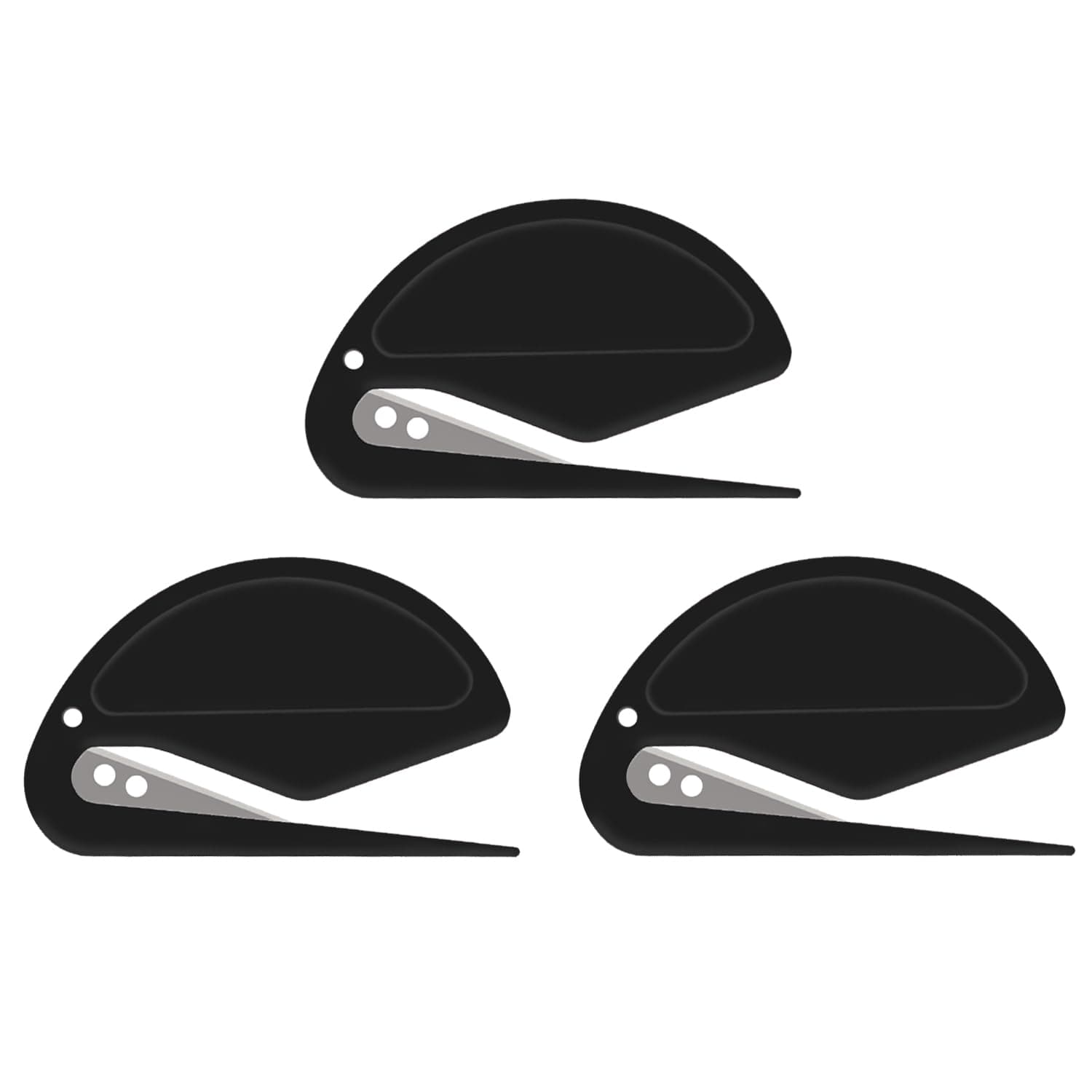 3 Pack Letter Opener Envelope Slitter – Envelope Opener with Safety Concealed Sharp Blade Neatly Opened Without Damage.Mail Opener for Women Men,Office Worker,Graduate Students,Home,Office,Postal