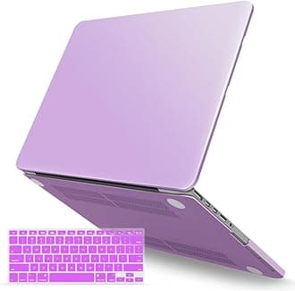 IBENZER Compatible with MacBook Pro 13 Inch Case 2012-2015, Soft Touch Hard Case Shell Cover with Keyboard Cover for Apple MacBook Pro 13 with Retina Display A1425 1502, Purple, R13PU+1B