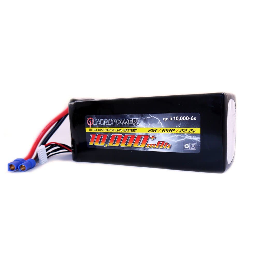 10,000 mAh (6S) Lipo Battery QuadroPower