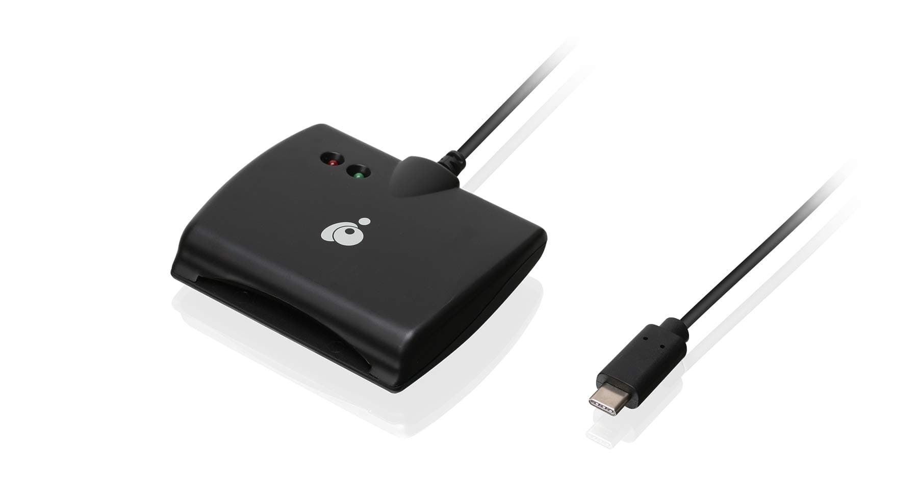 IOGEAR USB-C Common Access CAC Smart Card Reader - DOD - Government - Healthcare - TAA Compliant - Support for V7.x n V8. USAccess Personal Identity Verification (PIV) - Mac OS - Win - Linux- GSR205