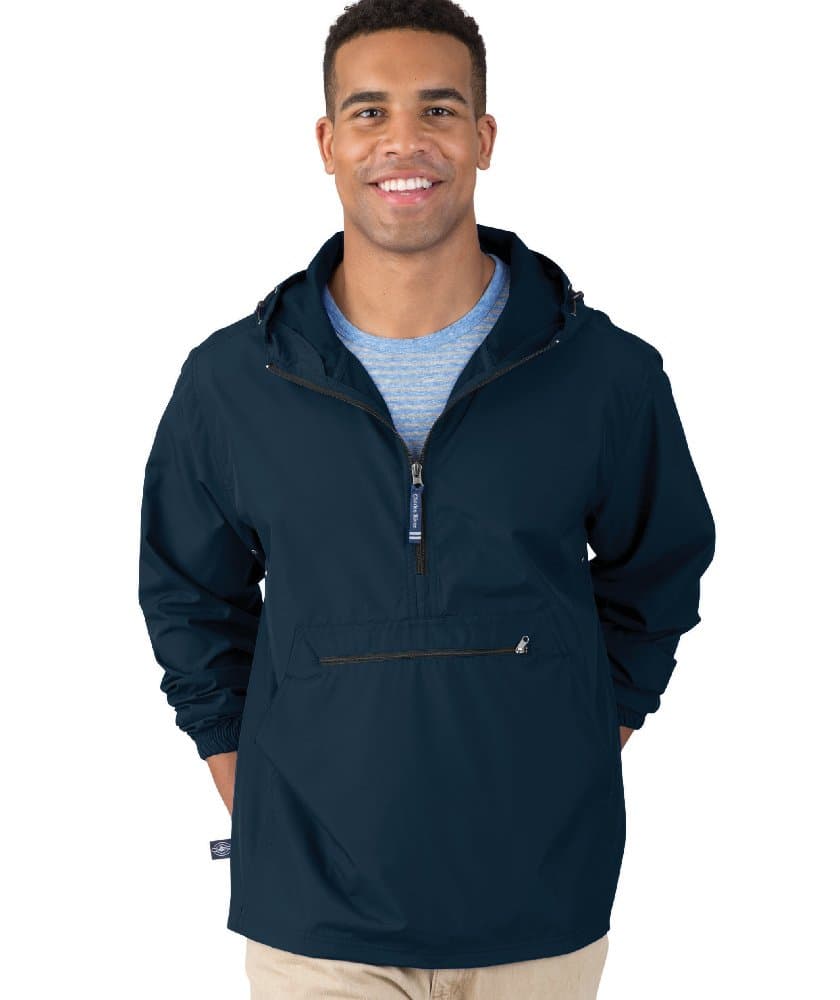 Unisex Color Blocked Pack-N-Go, Men's & Women's Pullover Anorak