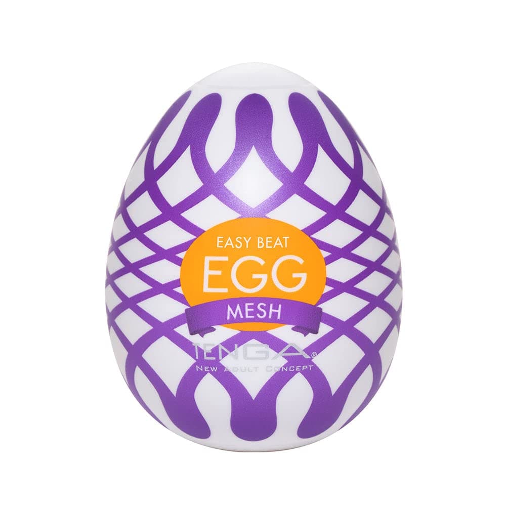 TENGA Egg Mesh Shape Disposable Super Stretchable Pleasurable Male Masturbation Sleeve