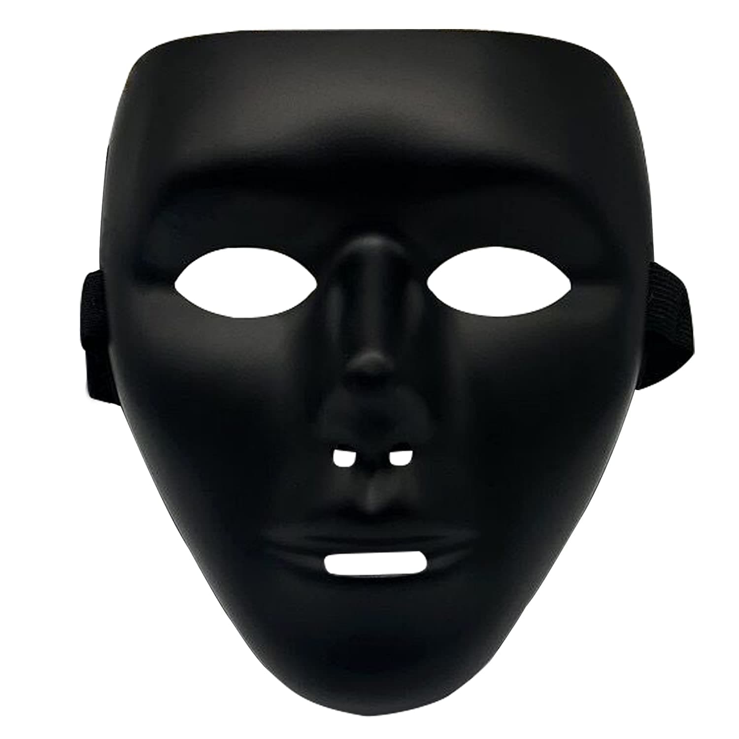 Halloween Mask Full Face Anonymous Mask Black and White