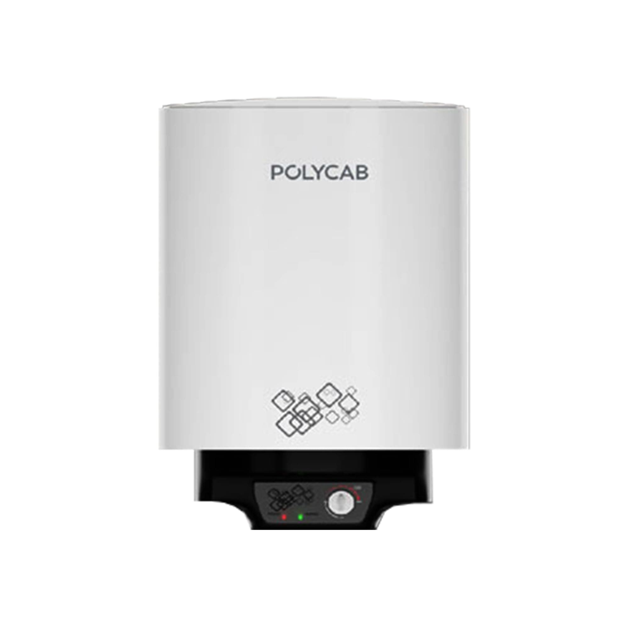 Polycab Celestia 15 Ltr 2 KW 5 Star Rating Storage Water Heater with Metal Body (White Black)