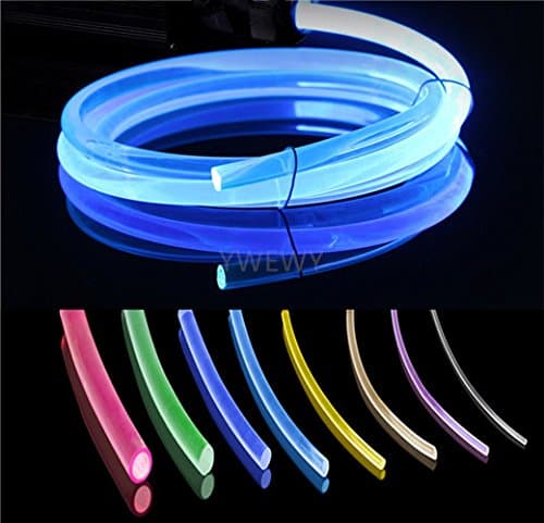 YWEWY 3.28ft PMMA Plastic Side Glow Optic Fiber for LED Light Source (0.20in)