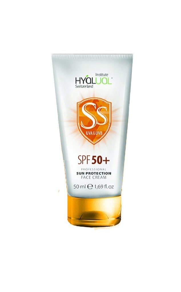 Hyalual Sun Safe Premium UVA & UVB Sunscreen - Premium Unique Formula with Dexpantenol Protects Your Skin from Photoaging, Daily Care and Skin Revival (SPF50, 50ml)