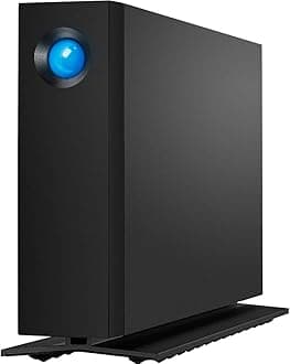 LaCie d2 Professional 16TB, External Hard Drive, Black (STHA16000800)