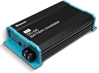 Renogy DC to DC Charger 12V 60A Lifepo4 Battery Charger - On-Board Marine/RV/Boat & Car Battery Chargers for AGM, Gel, Flooded, Lithium - Multi-Stage Smart Charging