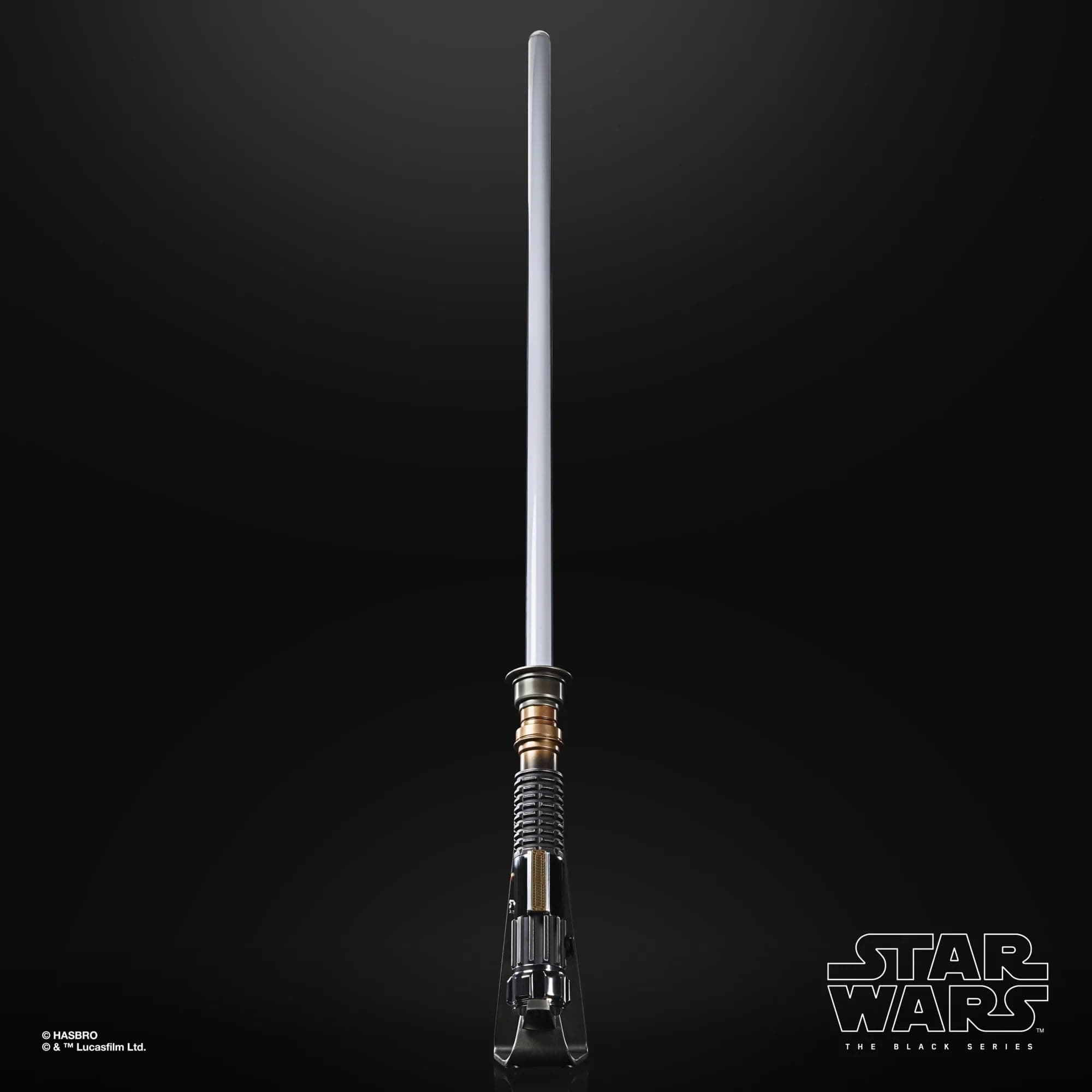 Star Wars The Black Series Obi-Wan Kenobi Force FX Elite Lightsaber with Advanced LED and Sound Effects, Adult Collectible Roleplay Item, Standard