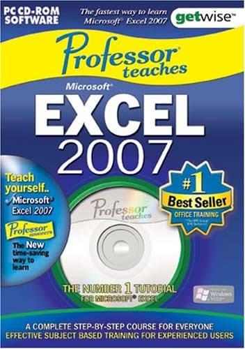 Greenstreet Professor Teaches Microsoft Excel 2007 Training Suite (PC)