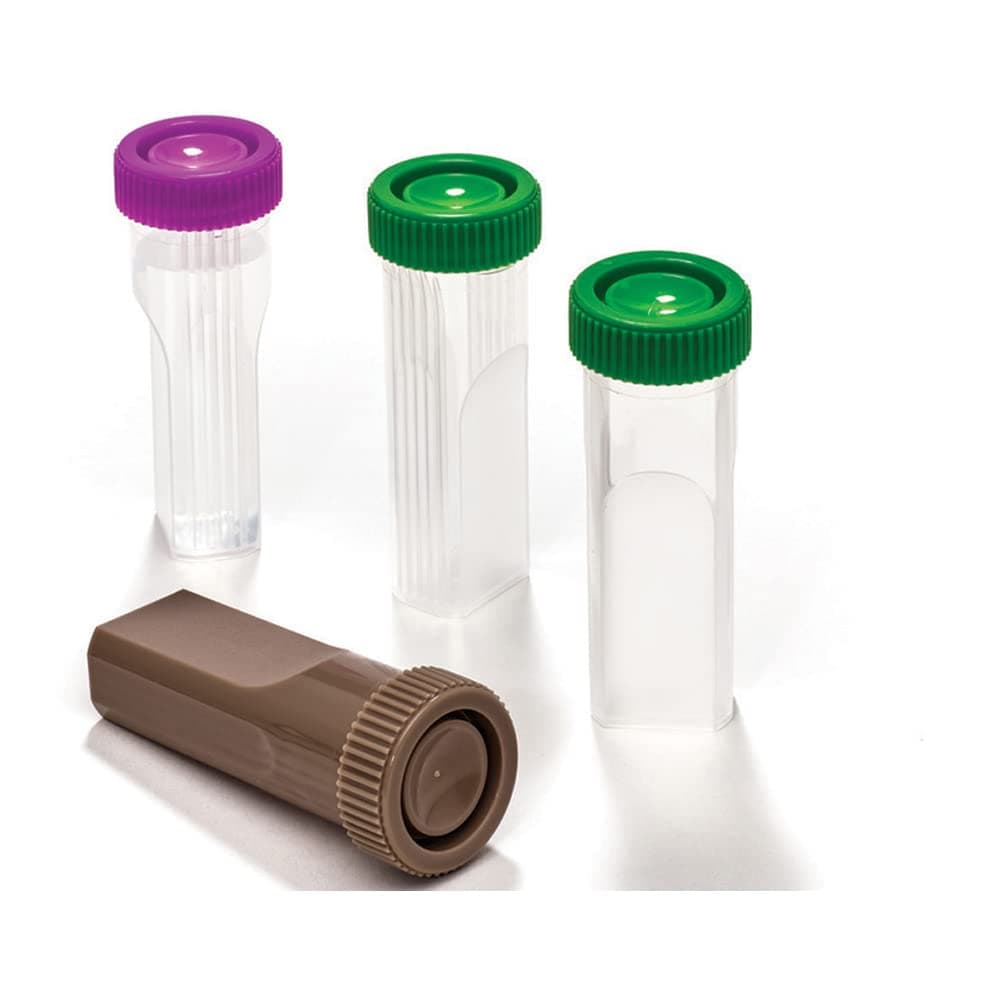 Evergreen Scientifics240-5400-K8K Polypropylene Pap-Fix Plus Pap Jar with Fuschia Cap, Empty, Bulk (Pack of 1000)