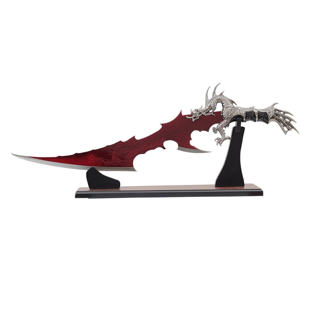 Co Fantasy Display Red Blade Dragon Dagger