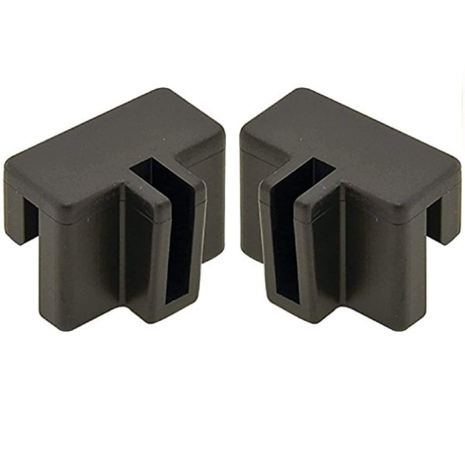 Custom AccentsHanging File Rail Clip (10 Pack) - File Folder Rail Clips Black