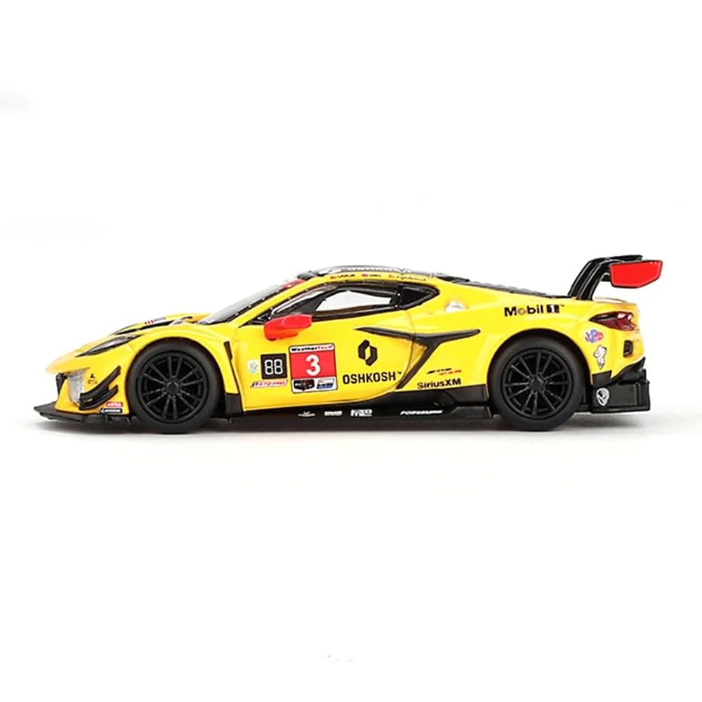 Diecast Model Car Compatible with Mini GT 1:64 Chevrolet Corvette Z06 GT3.R #3 Corvette Racing by Pratt Miller Motorsports 2024 IMSA Daytona 24 Hrs Limited Edition MGT00854
