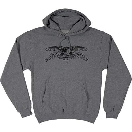 Anti Hero Eagle Hoody Sweatshirt S-Charcoal
