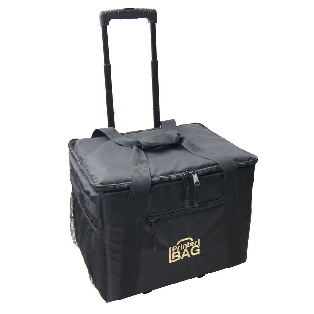 Rolling Carrying Case for Printers. Fits Most Photo Printers Such as DNP DS620A, DS40, DS-RX1HS, DS820A, Hiti P525L, Mitsubishi CP-K60DW-S, CP-D90DW, CP-9550DW, CP-D70DW, Sinfonia CS2.
