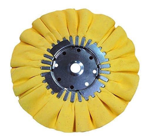 Renegade Products Buffing Wheel 10" Dia X 5/8 Arbor 16 Ply Yellow Treat for Polishing Aluminum and Stainless