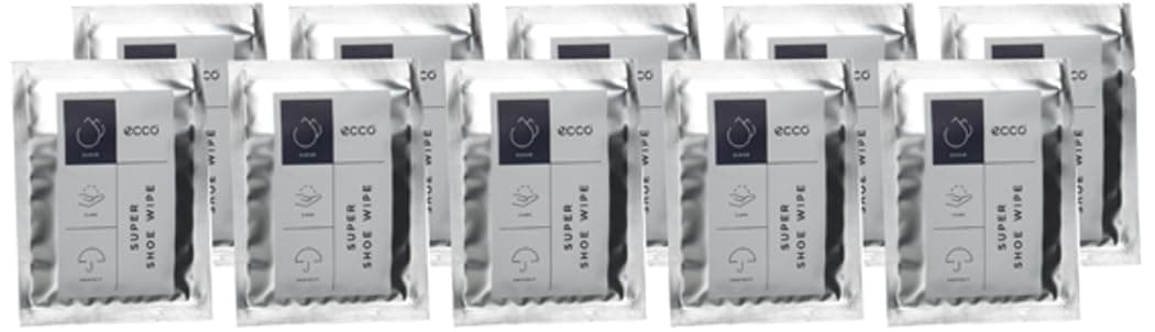 ECCO Super Shoe Wipe Box, TRANSPARENT, 20 Pieces
