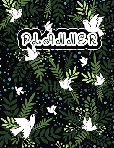 Planner: Natural And Birds Two Year Planner 2020-2021 Weekly and Monthly Planner.: Cute Birds&Leaf Planner weekly and Monthly Two Year. Daily Weekly ... of weekly List Note Goal.Side 8.5 " x 11 "
