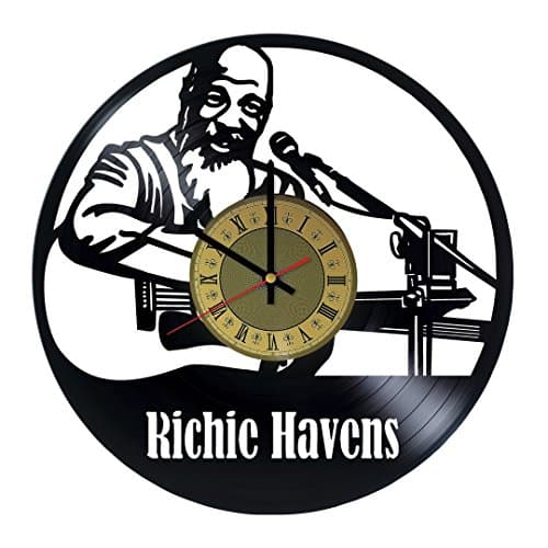 Richie Havens Musical Art Decor Vinyl Record Wall Clock - Gift idea for Girls Boys Sister and Brother - Home & Office Bedroom Nursery Room Wall Decor - Customize Your Clock
