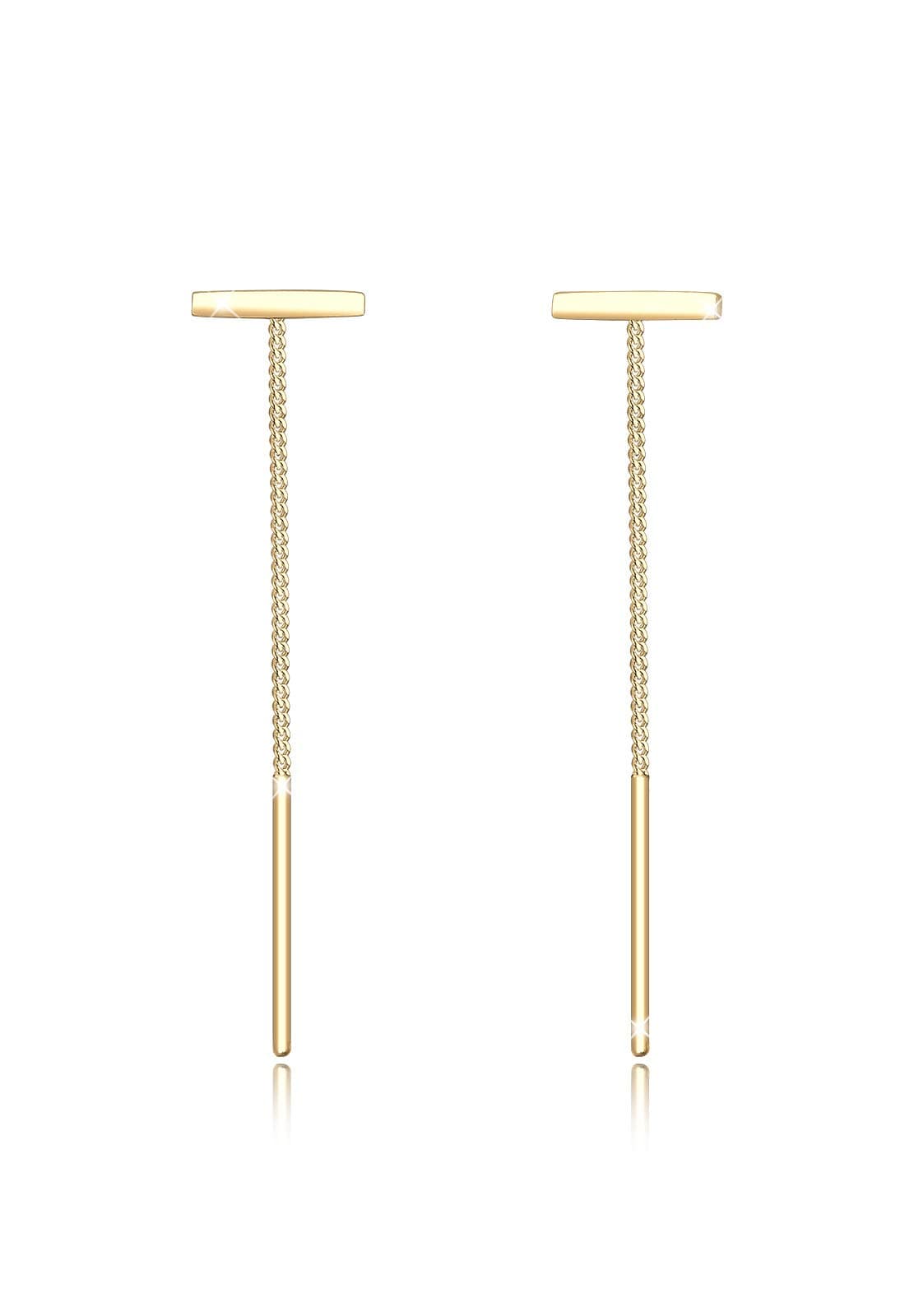 Elli Earrings Women Pull-Through Trend in 925 Sterling Silver