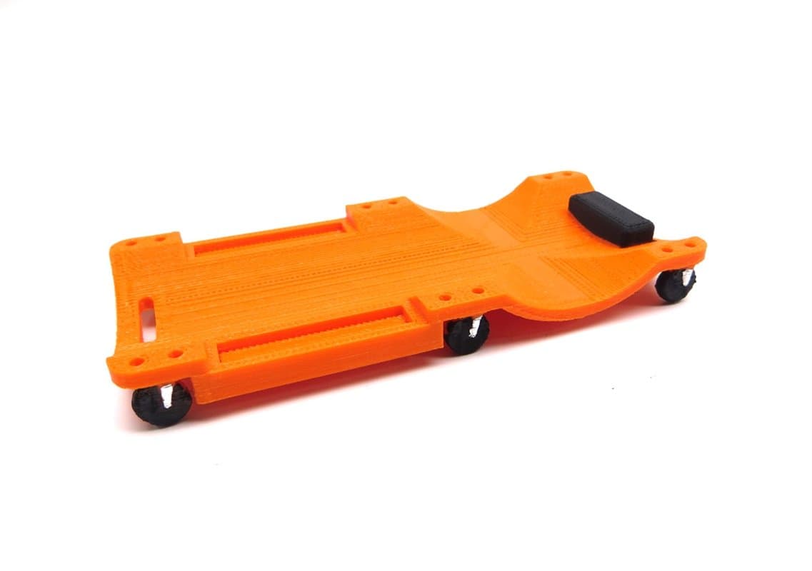 Gear Head RC 1/10 Scale Miniature Mechanics Creeper - Orange