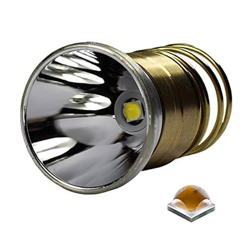 KDLITKER New P6-XPL Cree XP-L HD White or Neutral White or Warm White 800 Lumens 3V-9V 2 Groups of 3 to 5-Mode SMO LED Drop-in (White 6500K)