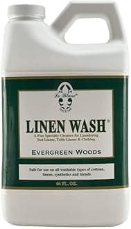 Le Blanc® Evergreen Woods Linen Wash® – Luxury Laundry Cleanser for Bed & Table Linens- 64 oz. (1 pack)