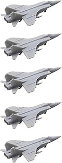 5PCS 1/2000-1/350 Scale DIY Model Aircraft Mig-31 Interceptor Airplane Resin Military Model for DIY Hobby Military Collection(1/350 (64mm))