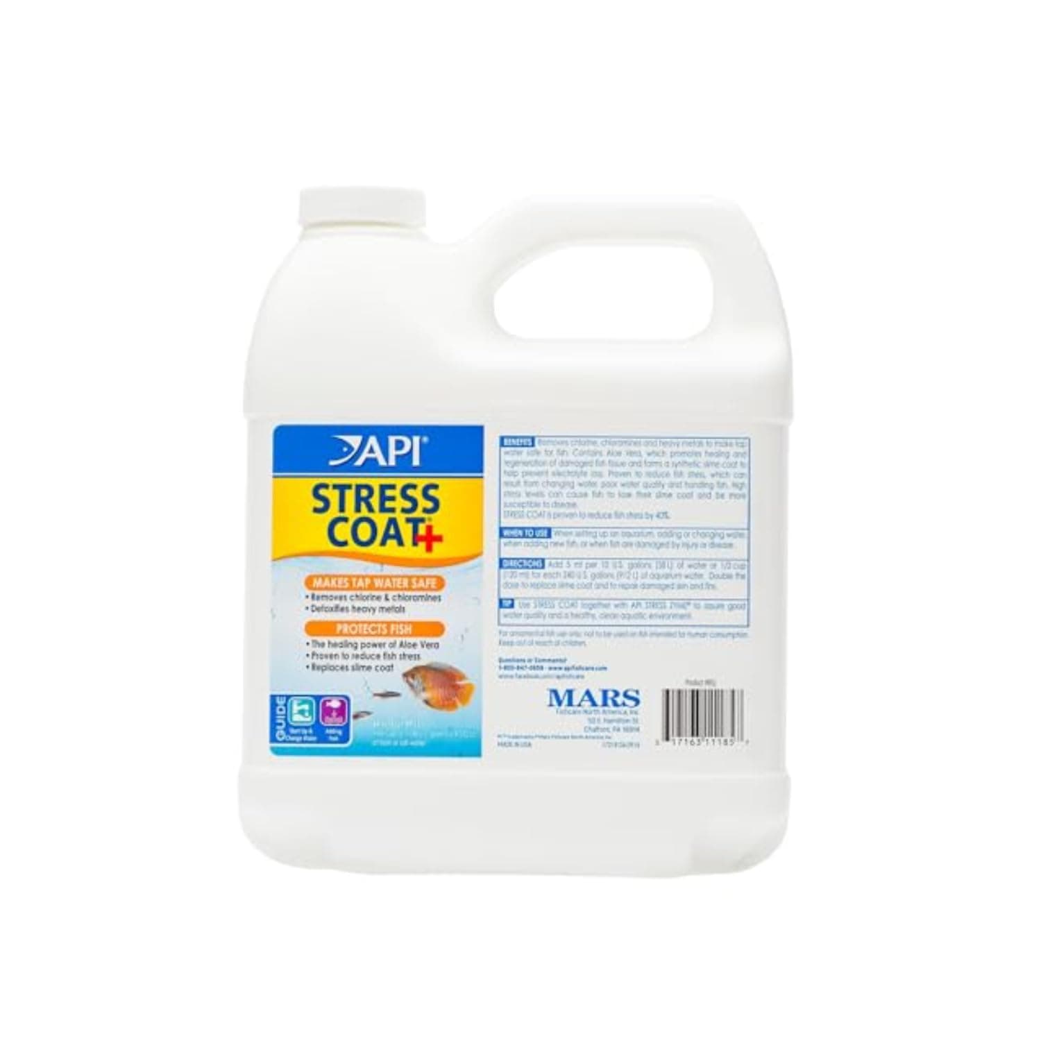 API DE-85J STRESS COAT Water Treatment for Aquariums 1 9 L Bottle L