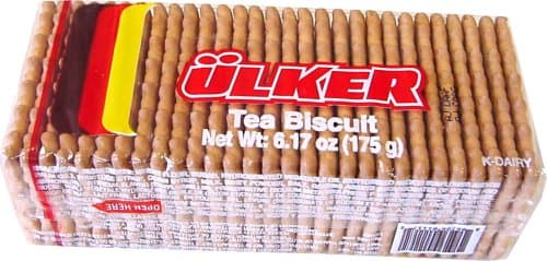 Ulker Tea Biscuits (Petit Beurre) Turkish 175 gram package